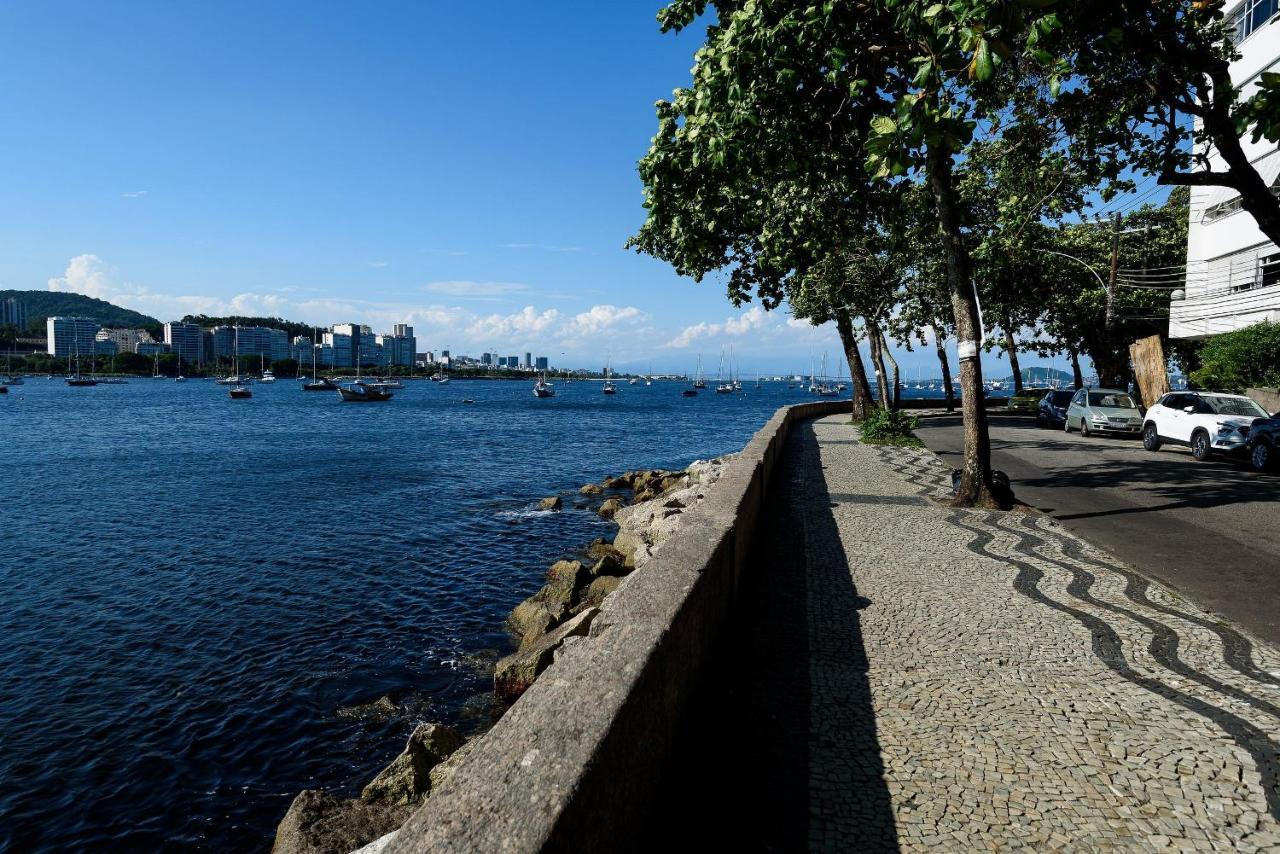 2 Quartos Na Urca Com Vista Para Baia De Guanabara A 700M Pao De Acucar Com Cozinha Completa E Wi-Fi - Bares, Restaurantes E Comercio Local A Poucos Metros Rio de Janeiro Exterior photo